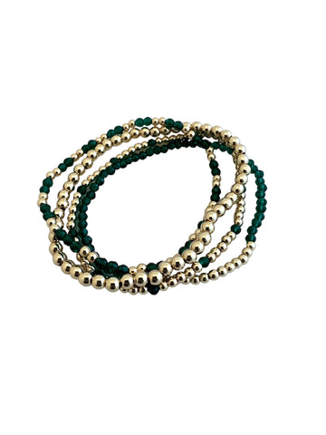 Small Green Bracelet Set
